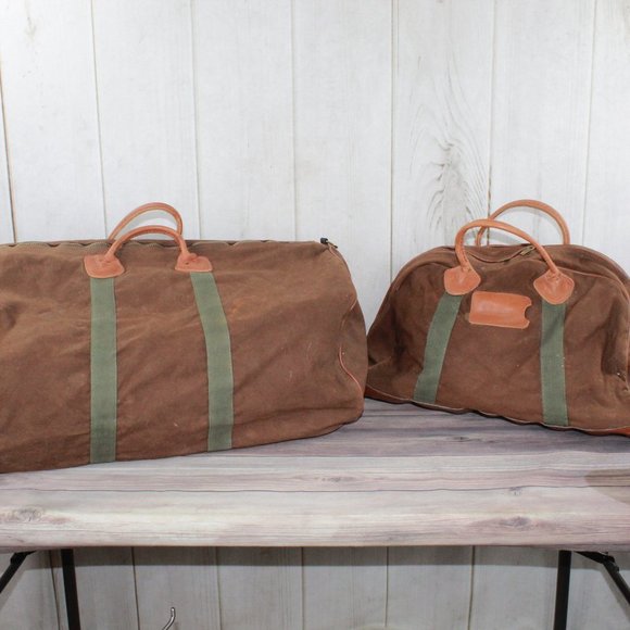ll bean leather duffle